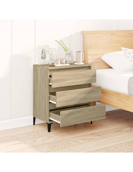 Credenza Rovere Sonoma 60x35x70 cm in Legno Multistrato