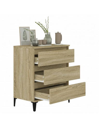 Credenza Rovere Sonoma 60x35x70 cm in Legno Multistrato