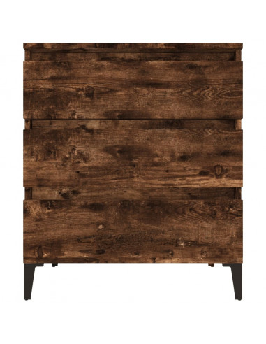 Credenza Rovere Fumo 60x35x70 cm in Legno Multistrato