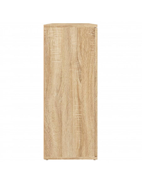 Credenza Rovere Sonoma 91x29,5x75 cm in Legno Multistrato