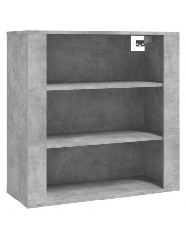 Credenza Grigio Cemento in Legno Multistrato