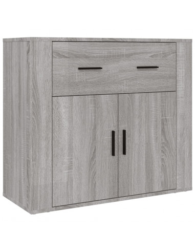 Credenza Grigio Sonoma in Legno Multistrato