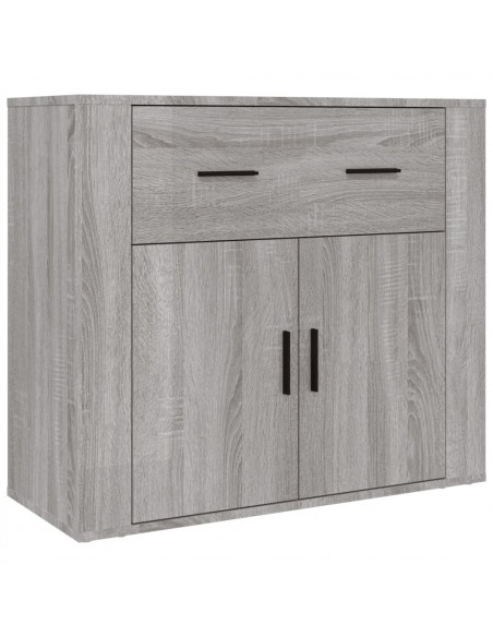 Credenza Grigio Sonoma in Legno Multistrato