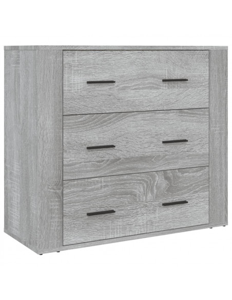 Credenza Grigio Sonoma in Legno Multistrato
