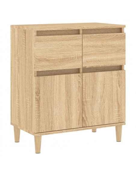 Credenza Rovere Sonoma 60x35x70 cm in Legno Multistrato