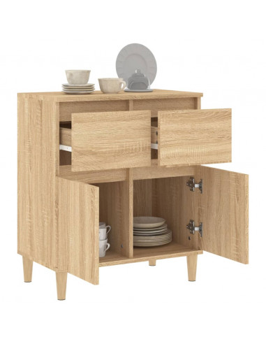Credenza Rovere Sonoma 60x35x70 cm in Legno Multistrato