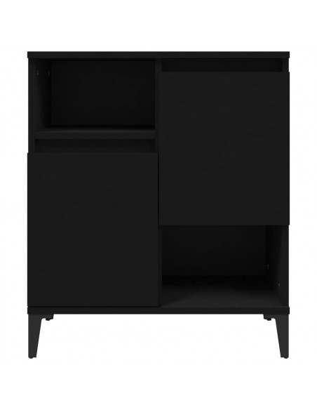 Credenza Nero 60x35x70 cm in Legno Multistrato