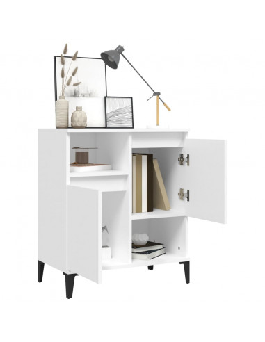 Credenza Bianca 60x35x70 cm in Legno Multistrato