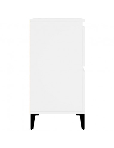 Credenze 3pz Bianche 60x35x70 cm in Legno Multistrato