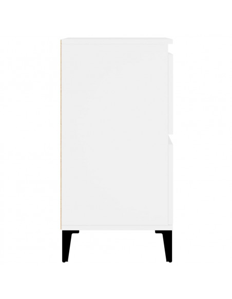 Credenze 3pz Bianche 60x35x70 cm in Legno Multistrato