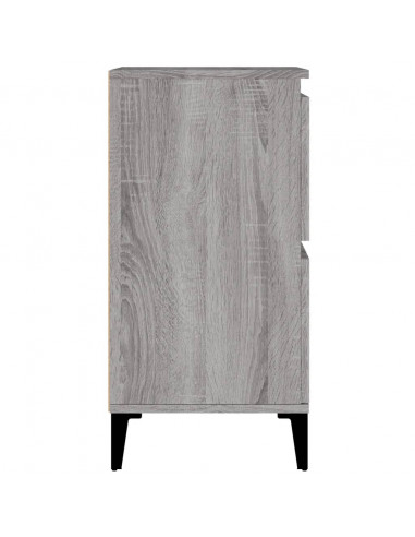 Credenze 3pz Grigio Sonoma 60x35x70 cm in Legno Multistrato