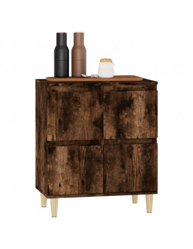 Credenza Rovere Fumo 60x35x70 cm in Legno Multistrato