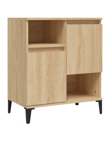 Credenza Rovere Sonoma 60x35x70 cm in Legno Multistrato