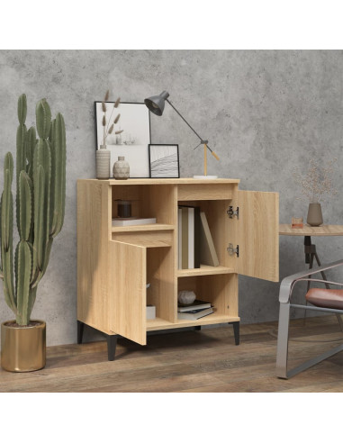 Credenza Rovere Sonoma 60x35x70 cm in Legno Multistrato