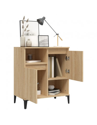 Credenza Rovere Sonoma 60x35x70 cm in Legno Multistrato