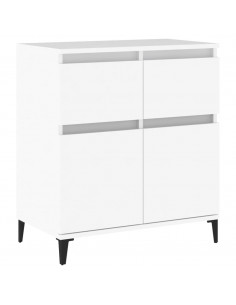 Credenza Bianca 60x35x70 cm in Legno Multistrato 2