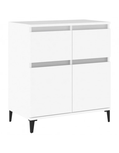 Credenza Bianca 60x35x70 cm in Legno Multistrato