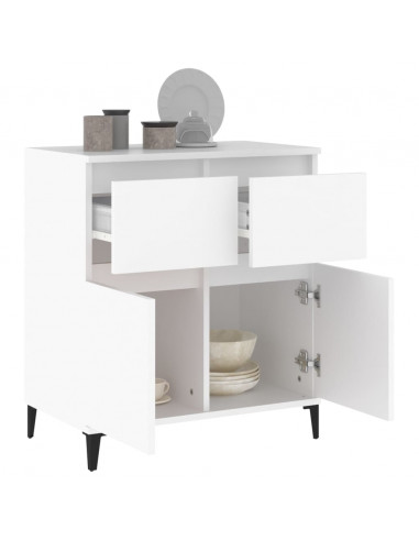 Credenza Bianca 60x35x70 cm in Legno Multistrato