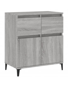 Credenza Grigio Sonoma 60x35x70 cm in Legno Multistrato 2