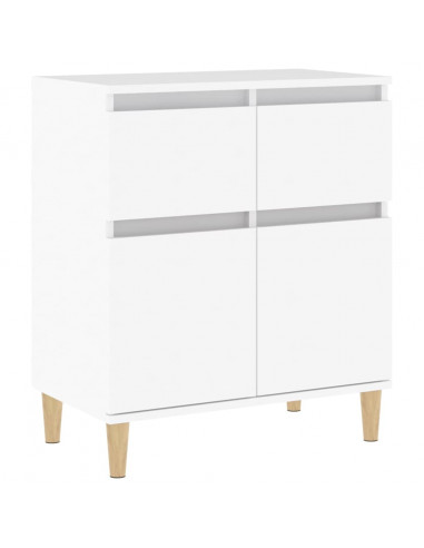 Credenza Bianca 60x35x70 cm in Legno Multistrato