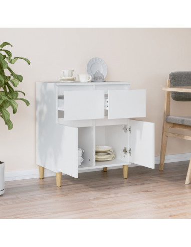 Credenza Bianca 60x35x70 cm in Legno Multistrato