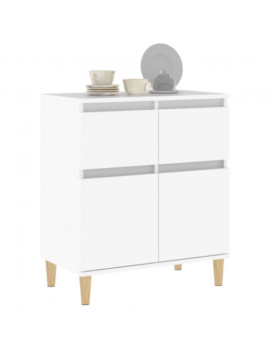 Credenza Bianca 60x35x70 cm in Legno Multistrato