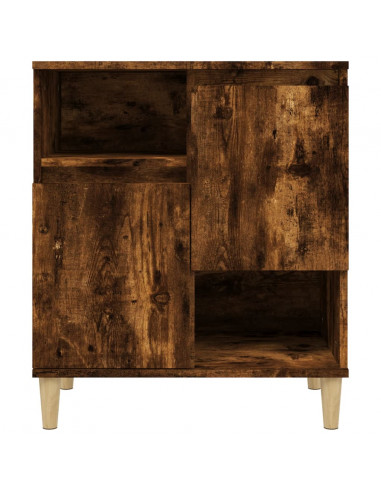Credenze 2pz Rovere Fumo 60x35x70 cm in Legno Multistrato
