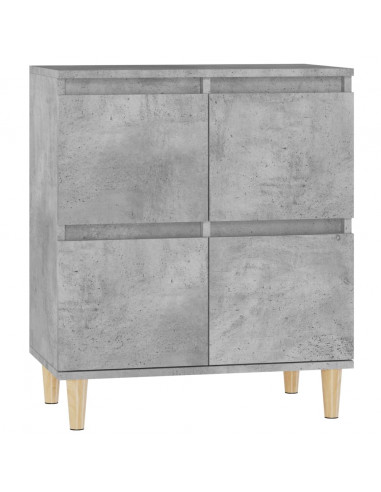 Credenza Grigio Cemento 60x35x70 cm in Legno Multistrato