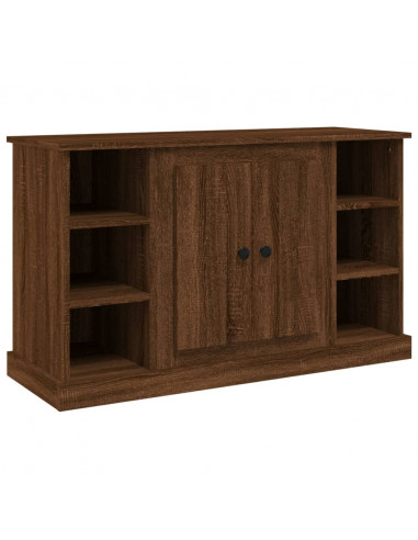 Credenza Rovere Marrone 100x35,5x60 cm in Legno Multistrato