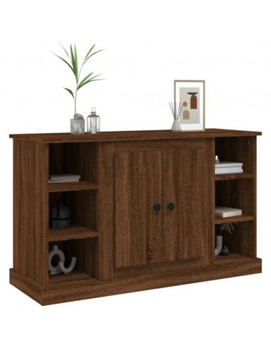 Credenza Rovere Marrone 100x35,5x60 cm in Legno Multistrato
