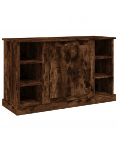 Credenza Rovere Fumo 100x35,5x60 cm in Legno Multistrato 2