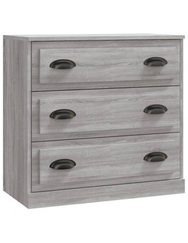 Credenza Grigio Sonoma 70x35,5x67,5 cm in Legno Multistrato