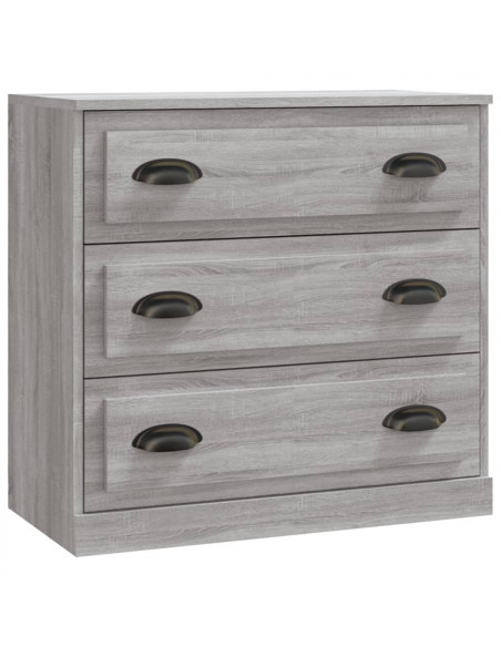 Credenza Grigio Sonoma 70x35,5x67,5 cm in Legno Multistrato