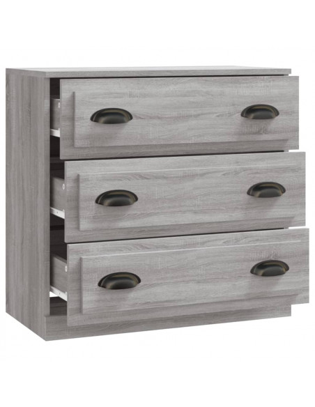 Credenza Grigio Sonoma 70x35,5x67,5 cm in Legno Multistrato