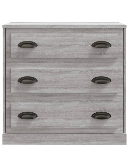 Credenza Grigio Sonoma 70x35,5x67,5 cm in Legno Multistrato