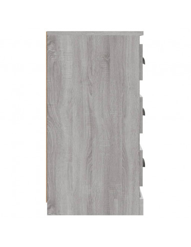 Credenza Grigio Sonoma 70x35,5x67,5 cm in Legno Multistrato