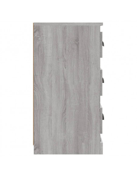 Credenza Grigio Sonoma 70x35,5x67,5 cm in Legno Multistrato