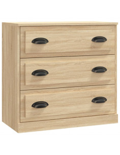 Credenza Rovere Sonoma 70x35,5x67,5 cm in Legno Multistrato 2