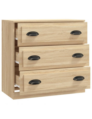 Credenza Rovere Sonoma 70x35,5x67,5 cm in Legno Multistrato