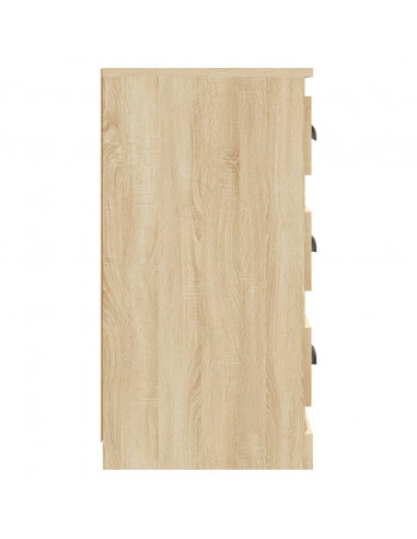 Credenza Rovere Sonoma 70x35,5x67,5 cm in Legno Multistrato