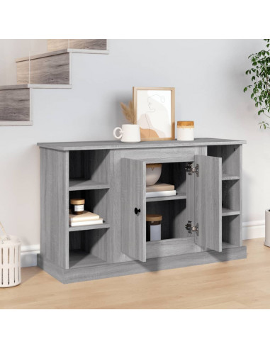Credenza Grigio Sonoma 100x35,5x60 cm in Legno Multistrato