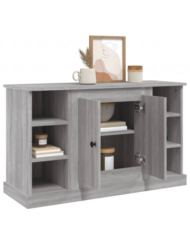Credenza Grigio Sonoma 100x35,5x60 cm in Legno Multistrato