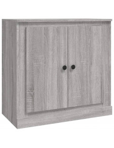Credenza Grigio Sonoma 70x35,5x67,5 cm in Legno Multistrato 2