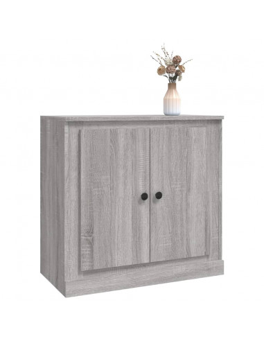 Credenza Grigio Sonoma 70x35,5x67,5 cm in Legno Multistrato