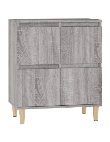 Credenza Grigio Sonoma 60x35x70 cm in Legno Multistrato