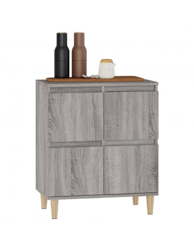 Credenza Grigio Sonoma 60x35x70 cm in Legno Multistrato