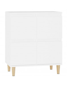 Credenza Bianca 60x35x70 cm in Legno Multistrato 2