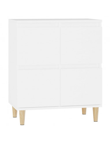 Credenza Bianca 60x35x70 cm in Legno Multistrato