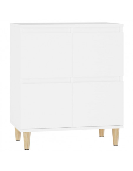 Credenza Bianca 60x35x70 cm in Legno Multistrato