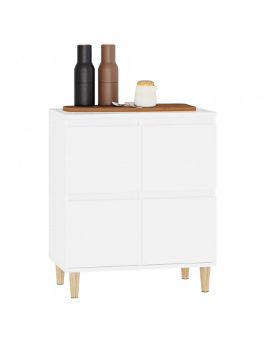 Credenza Bianca 60x35x70 cm in Legno Multistrato